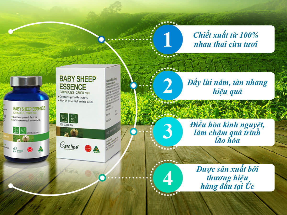 BABY SHEEP ESSENCE HỘP 60 VIÊN