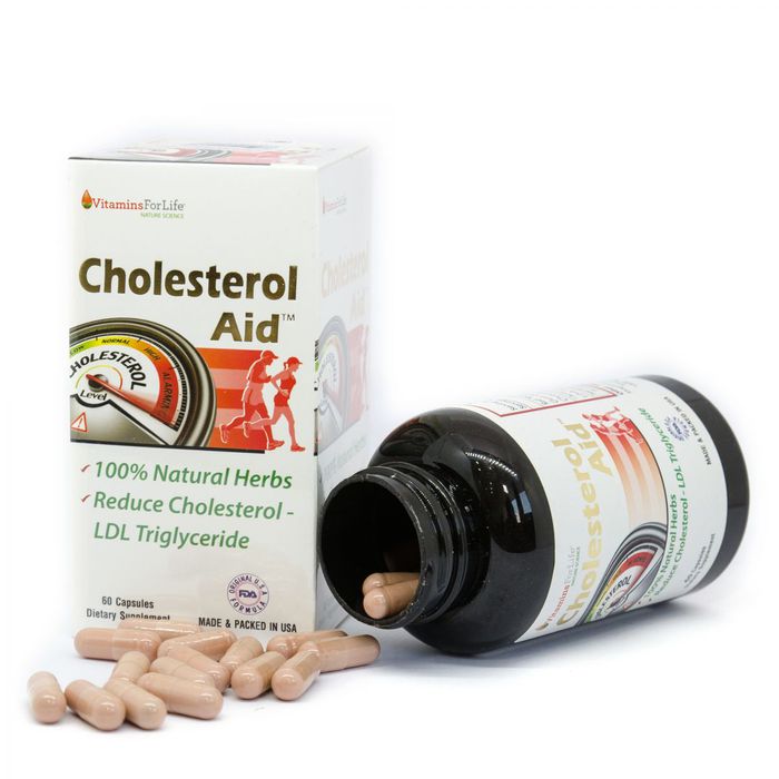 Cholesterol Aid hộp 60 viên - Viên uống giảm mỡ máu