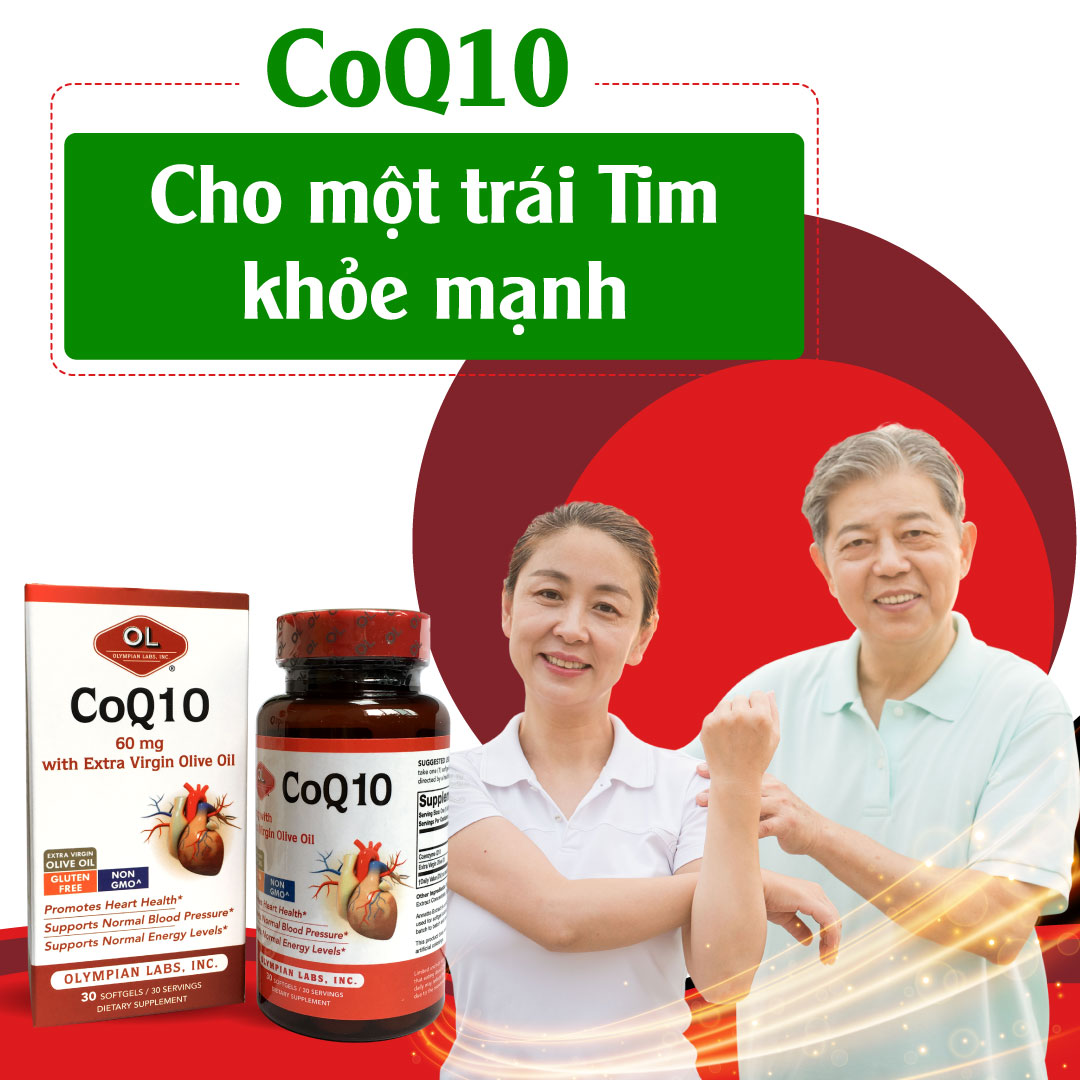 CoQ10 - Cho một trái tim khỏe mạnh