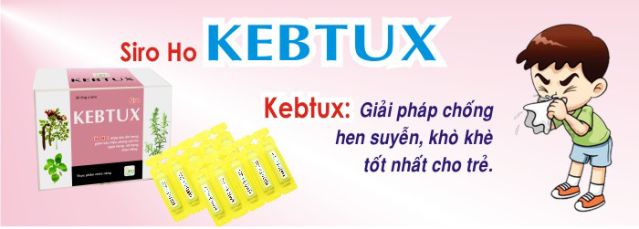 Siro Ho Kebtux giải pháp chống hen suyễn, khò khè tốt nhất cho trẻ