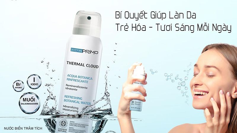 Thermal Cloud Chai 125ml - Nước Xịt Khoáng Hữu Cơ