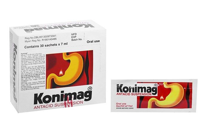 Konimag Hộp 30 Gói - Trị Viêm Loét Đường Tiêu Hóa