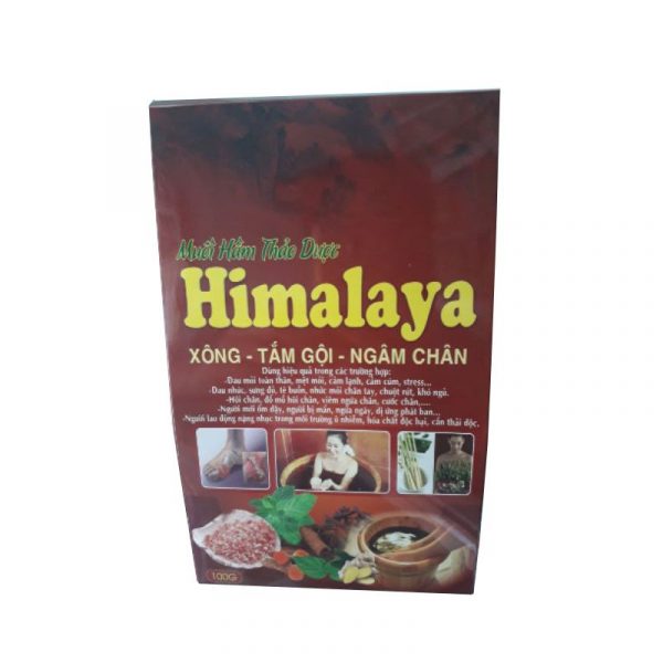 Muối Hầm Thảo Dược Himalaya hộp 100gr - Giúp lưu thông tuần hoàn máu, thải độc tố ra ngoài cơ thể