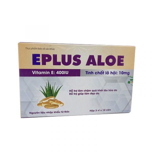 Eplus Aloe hộp 30 viên - Chống oxy hóa và đẹp da