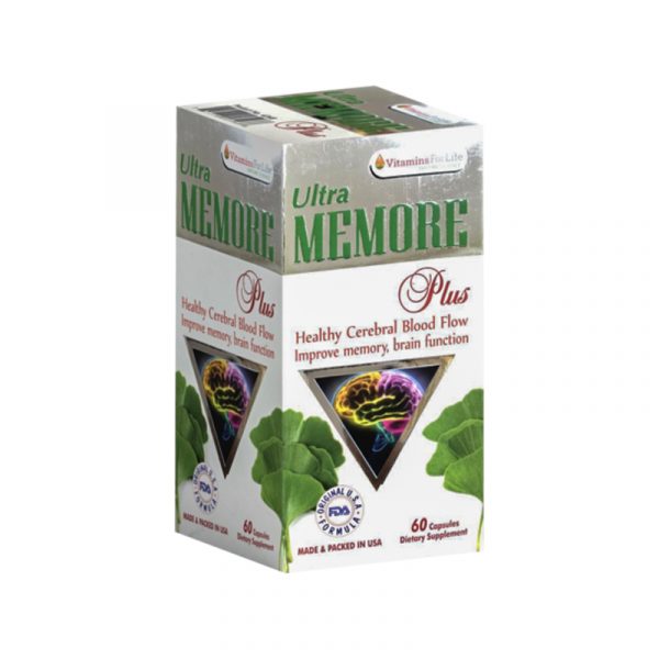 Ultra Memore Plus hộp 60 viên - Viên Uống Tăng Cường Tuần Hoàn Não