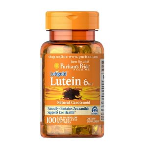 Viên Puritan's Pride Lutigold Lutein 6mg bổ sung Lutein giúp hỗ trợ tăng cường thị lực