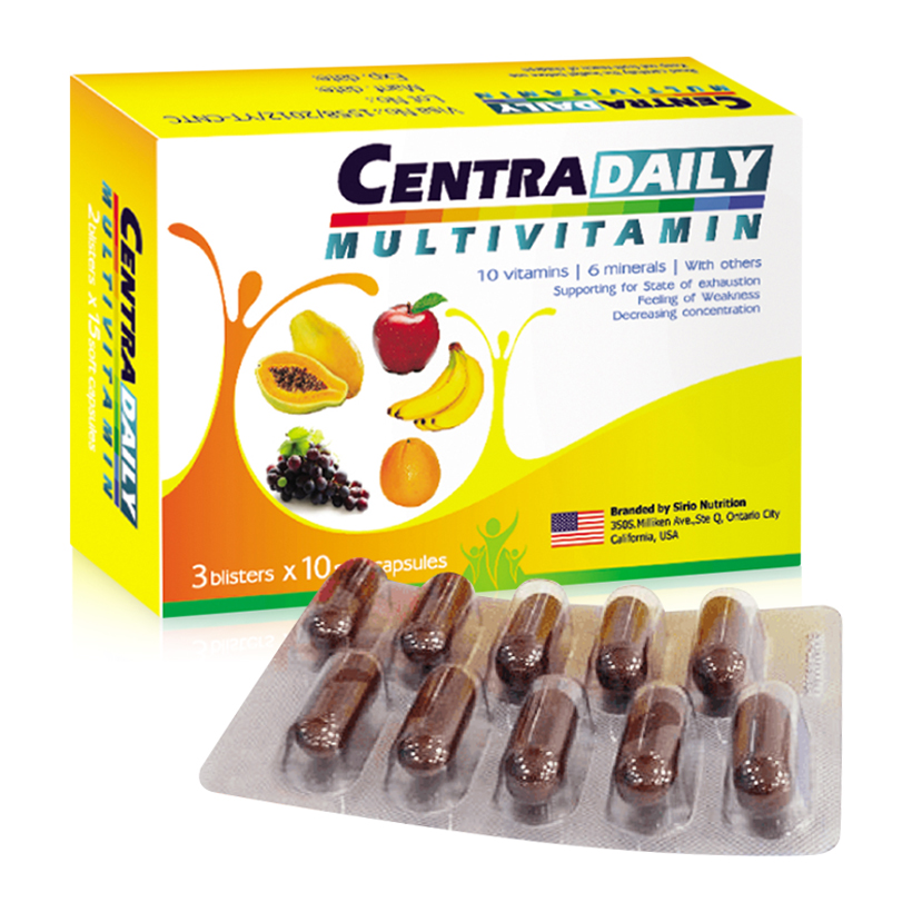 Centra Daily Multivitamin hiện đang được bán tại website cửa hàng thongtinthuoctot.com