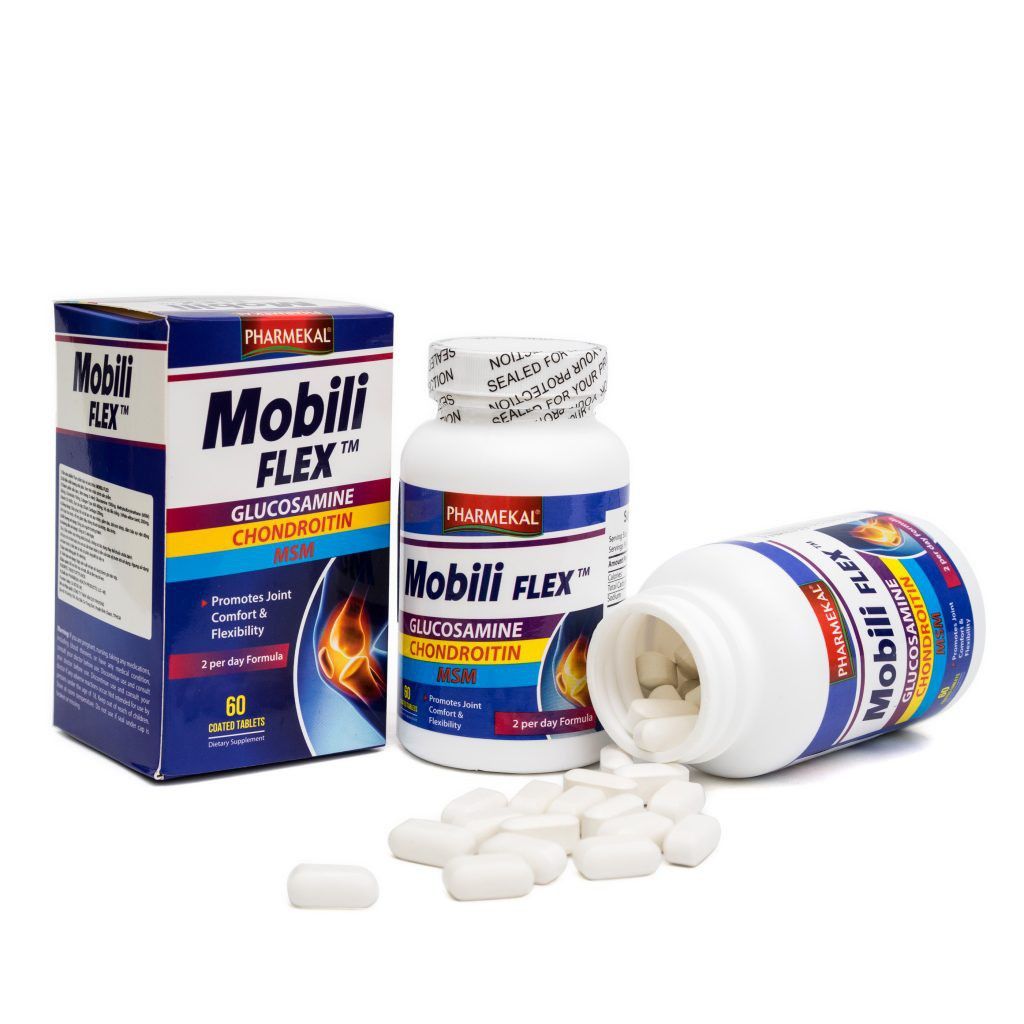 Pharmekal Mobili Flex Lọ 60 Viên - Hỗ Trợ Xương, Tái Tạo Sụn