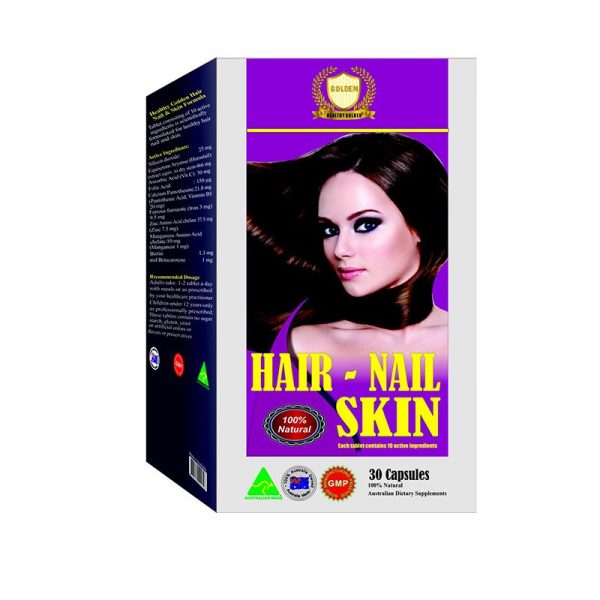 Hair Skin Nail Lọ 30 Viên - Viên Uống Dưỡng Da Tóc Móng