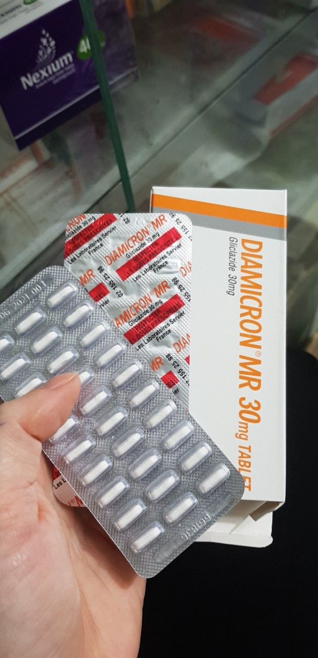 Diamicron MR 30mg Hộp 30 Viên -  Điều Trị Đái Tháo Đường