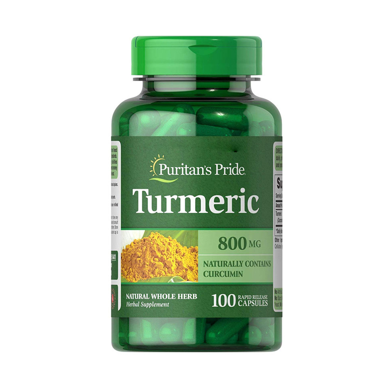 Turmeric 800mg Hộp 100 Viên - Viên Uống Tnh Chất Nghệ