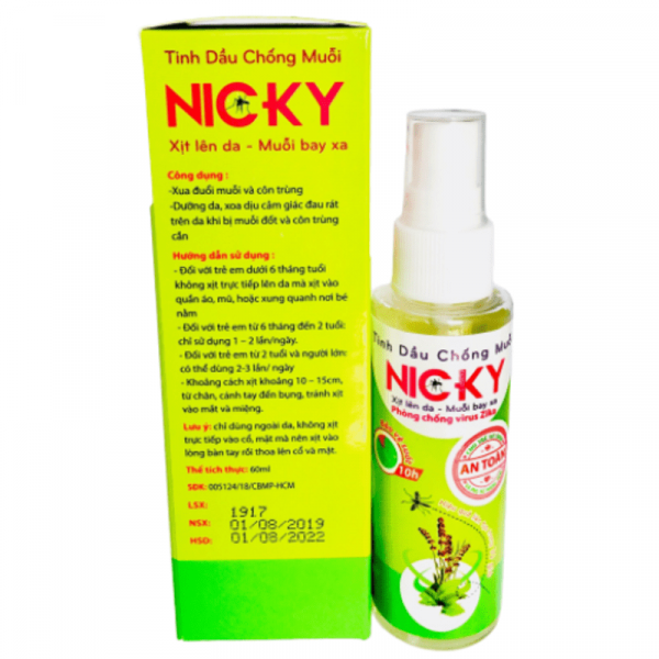 Tinh Dầu Chống Muỗi NicKy