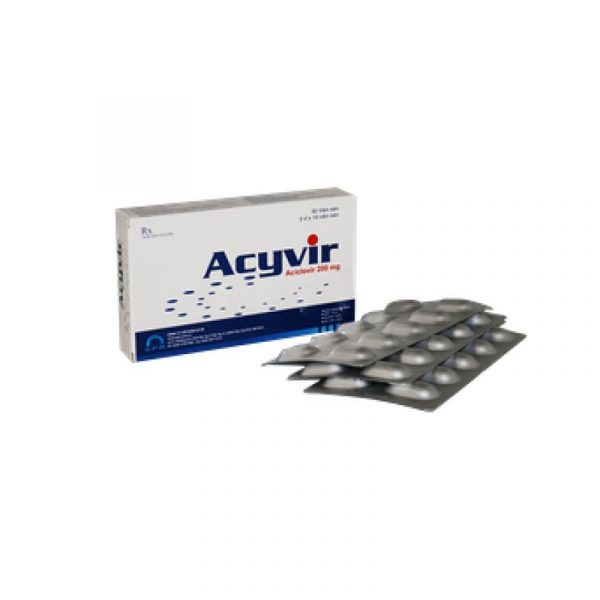 Acyvir Hộp 30 Viên