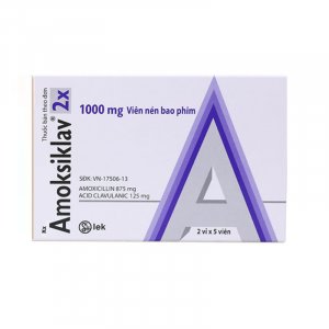 Amoksiklav 1000mg hộp 10 viên -