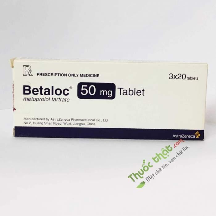 Thuốc Betaloc 50 tablet