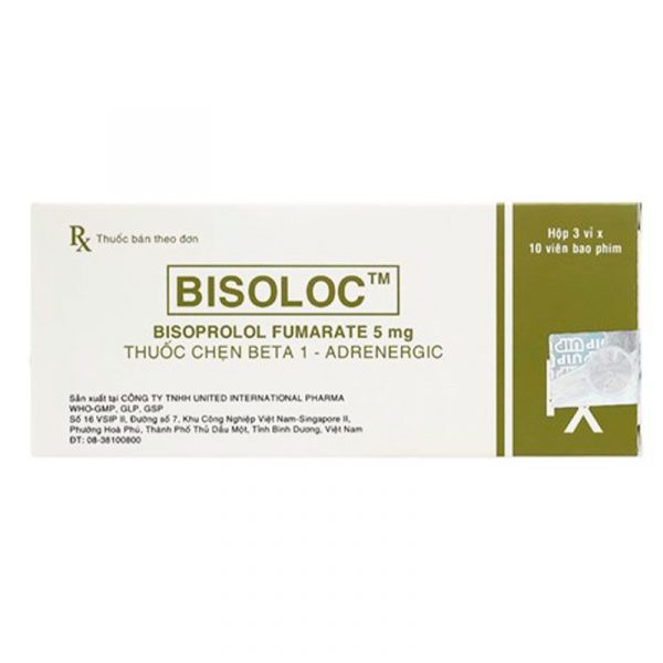 Bisoloc Hộp 30 Viên - Điều Trị Tăng Huyết Áp