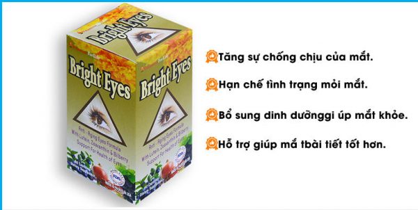 Bright Eyes - công dụng của sản phẩm