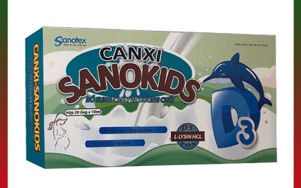 Canxi Sanokids Bổ Sung Canxi Cho Bé