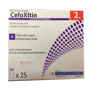 Cefoxitin 2g Hộp 25 Lọ