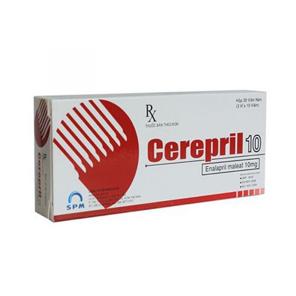 Cerepril 10 Hộp 30 Viên