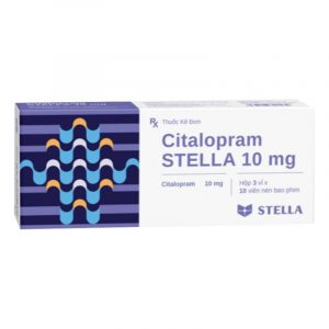 Citalopram Stella 10mg Hộp 30 Viên - Điều Trị Bệnh Trầm Cảm