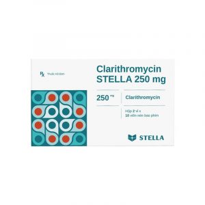 Clarithromycin Stella 250 mg hộp 20 viên