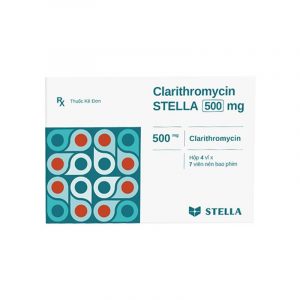 Clarithromycin Stella 500mg hộp 28 viên