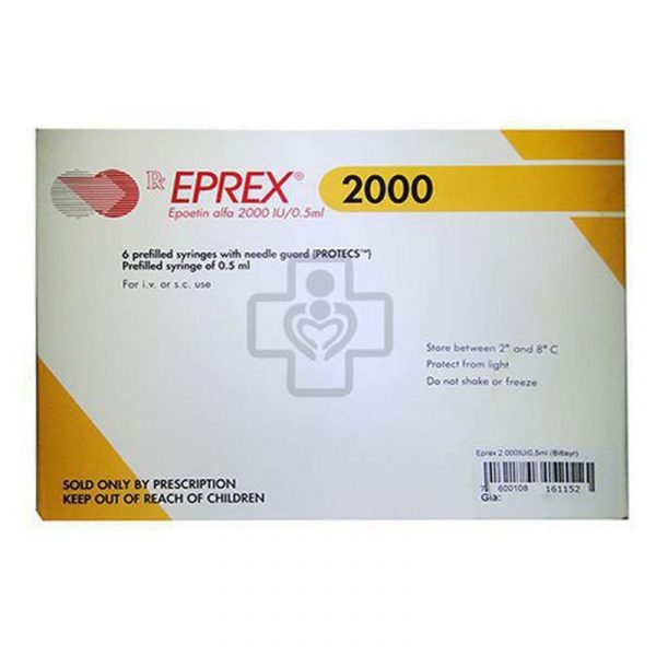 Eprex 2000 Hộp 6 Ống - Điều Trị Thiếu Máu