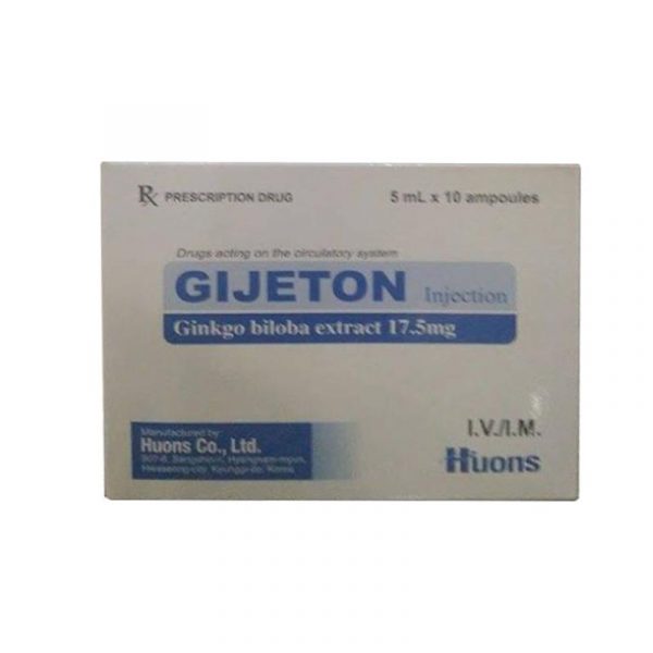 Gijeton hộp 10 lọ