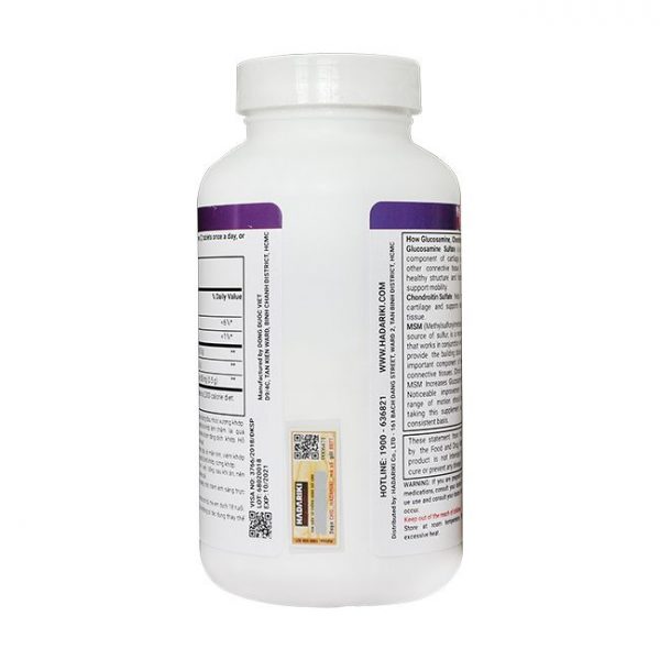 Glucosamine 1500mg Chondroitin 1000mg