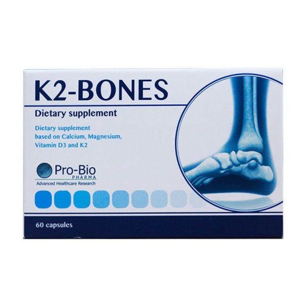 K2 Bones Hộp 60 Viên - Bổ Sung Canxi Và Khoáng Chất