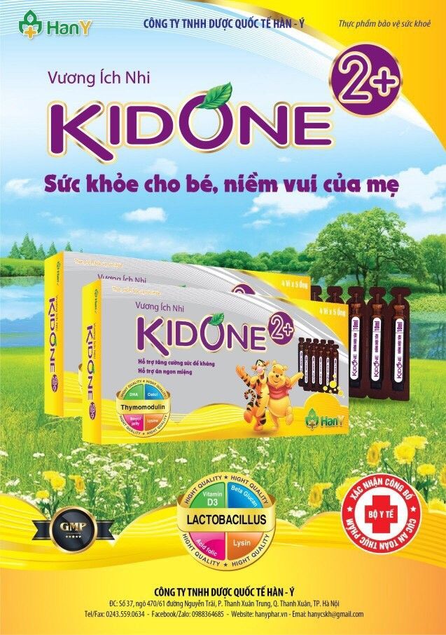 KIDONE Tăng Cường Sức Đề Kháng Cho Bé