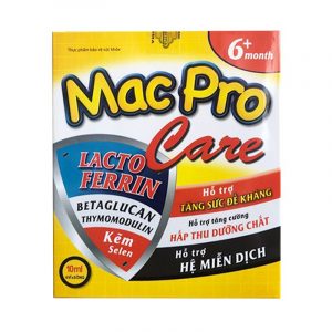 Mac Pro Care Hộp 20 Ống - Tăng Sức Đề Kháng Cơ Thể