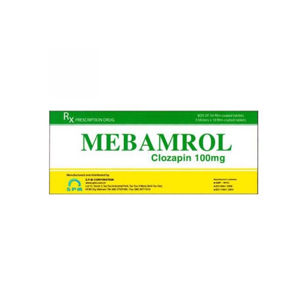 Mebamrol Hộp 50 Viên