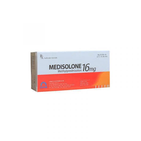 Medisolone 16 Hộp 30 Viên