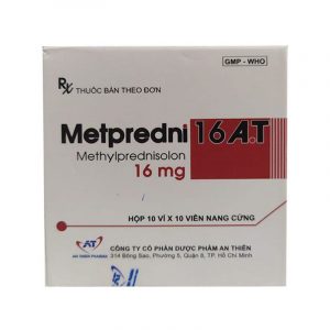 Metpredni 16 A.T Hộp 100 Viên