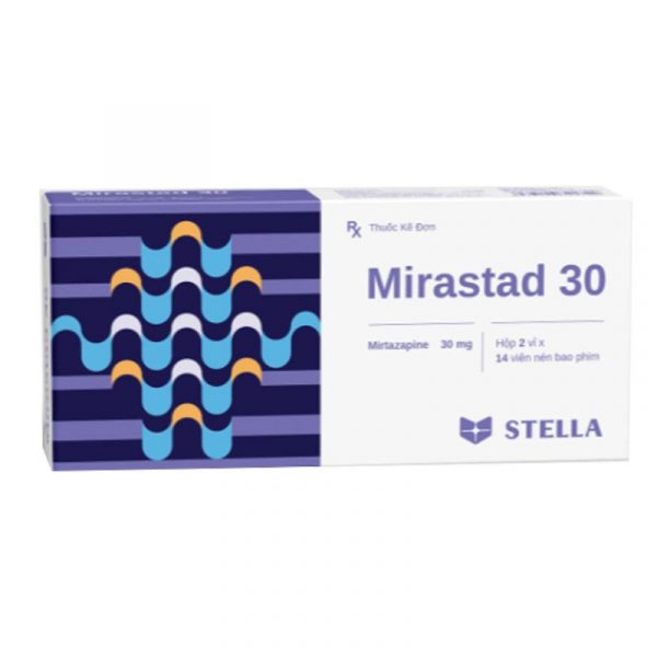 Mirastad 30 Hộp 28 Viên - Điều Trị Bệnh Trầm Cảm