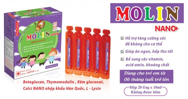 Molin Nano + hộp 20 ống