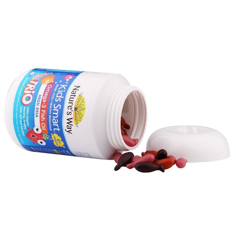 Kids Smart Fish Oil Trio Lọ 60 Viên - Bổ Sung Omega 3