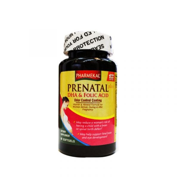 Pharmekal Prenatal Lọ 60 Viên - Dinh Dưỡng Cho Bà Bầu 