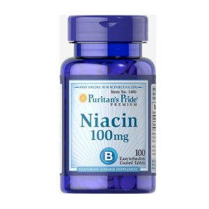 Niacin 100mg Lọ 100 Viên - Giảm Mụn , Viêm Da