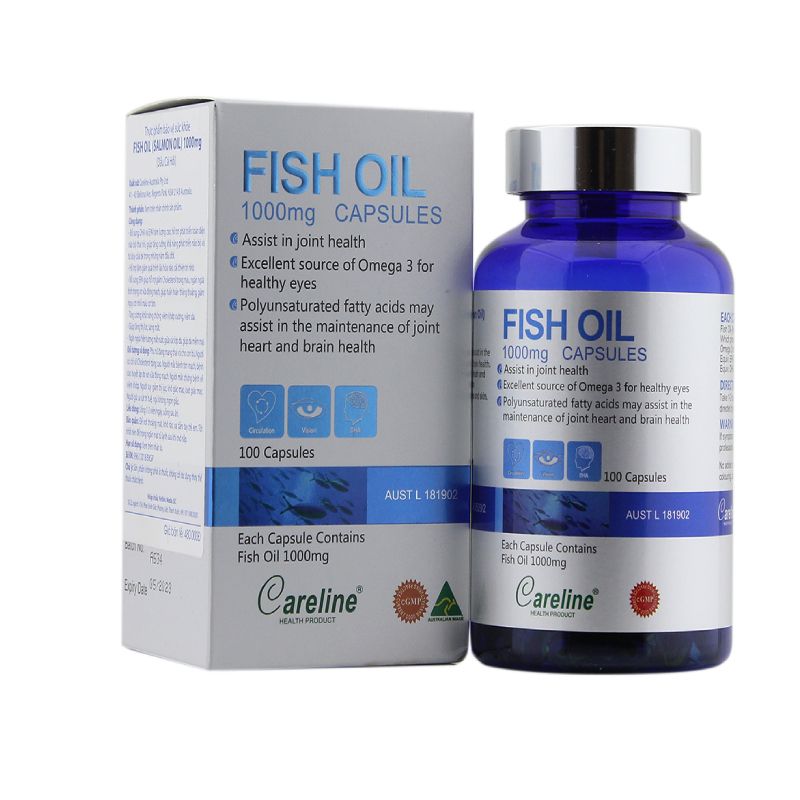 Fish Oil Careline Hộp 100 Viên