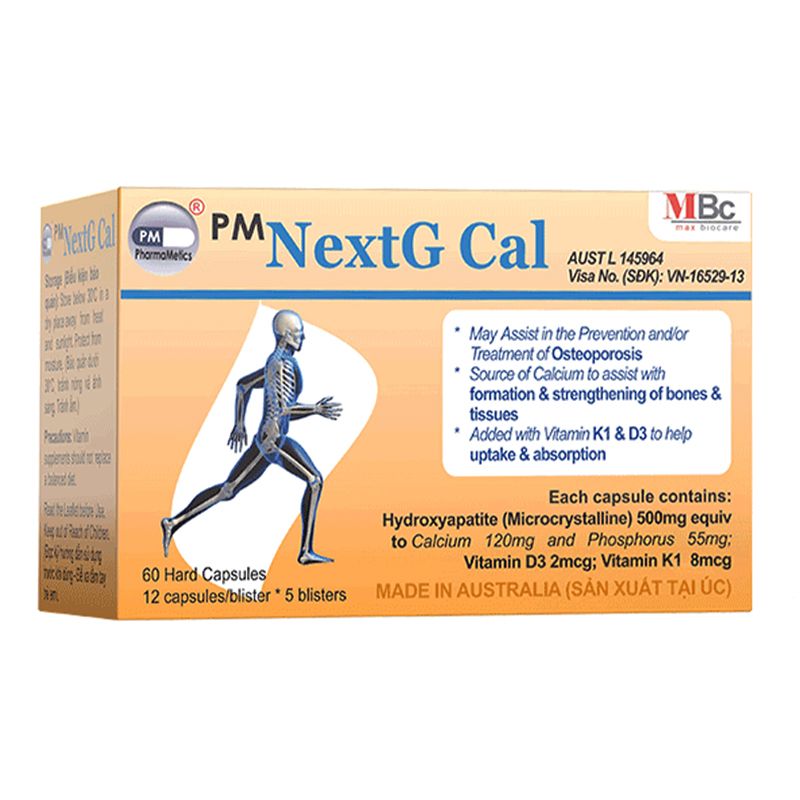 Next Gcal Hộp 60 Viên - Bổ Sung Canxi Cho Cơ Thể