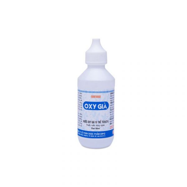 Nước oxy già 10tt lọ 60ml