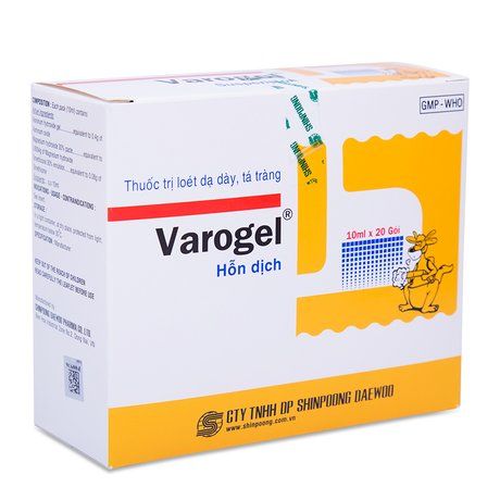 Varogel Hộp 20 Gói - Trị Loét Dạ Dày, Tá Tràng
