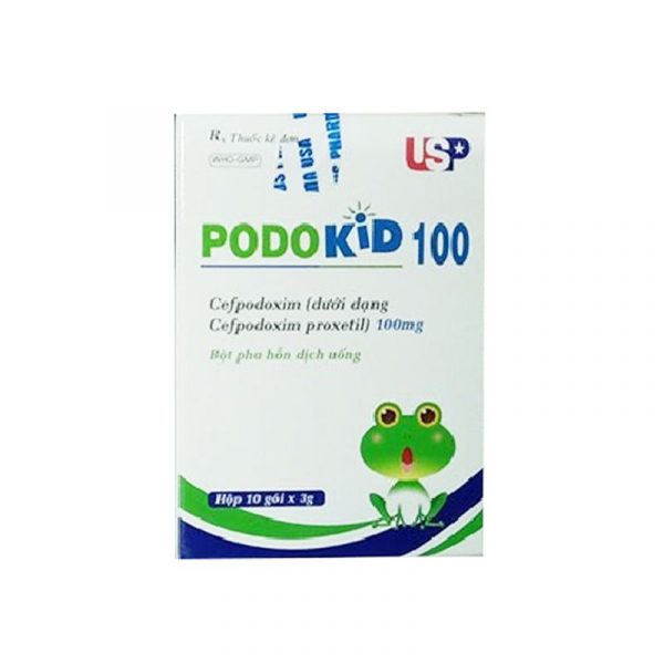 Podokid 100 Hộp 10 Gói - Điều Trị Nhiễm Khuẩn