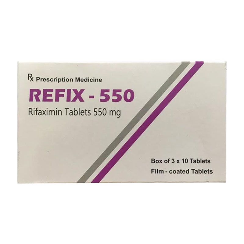 Refix 550 Hộp 30 Viên - Ngăn Ngừa Tái Phát Bệnh Não Gan