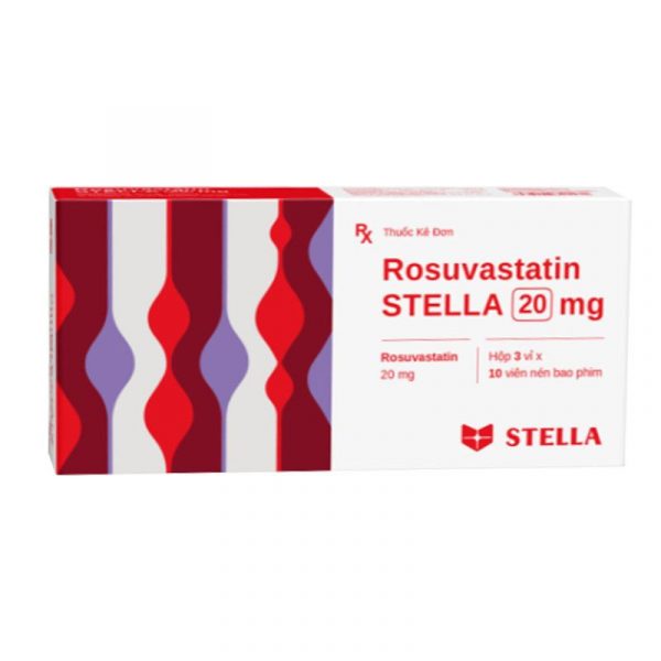 Rosuvastatin Stella 20mg Hộp 30 Viên - Điều Trị Tăng Lipid Máu