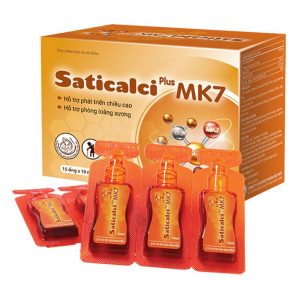 Saticalci Plus Mk7 Hộp 15 Ống - Giúp Xương, Răng Chắc Khỏe