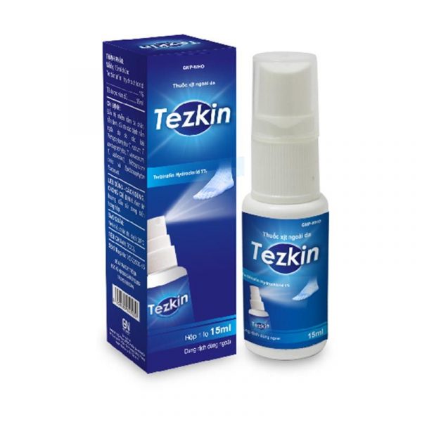 Tezkin Lọ 15ml - Thuốc Xịt Trị Nấm Ngoài Da